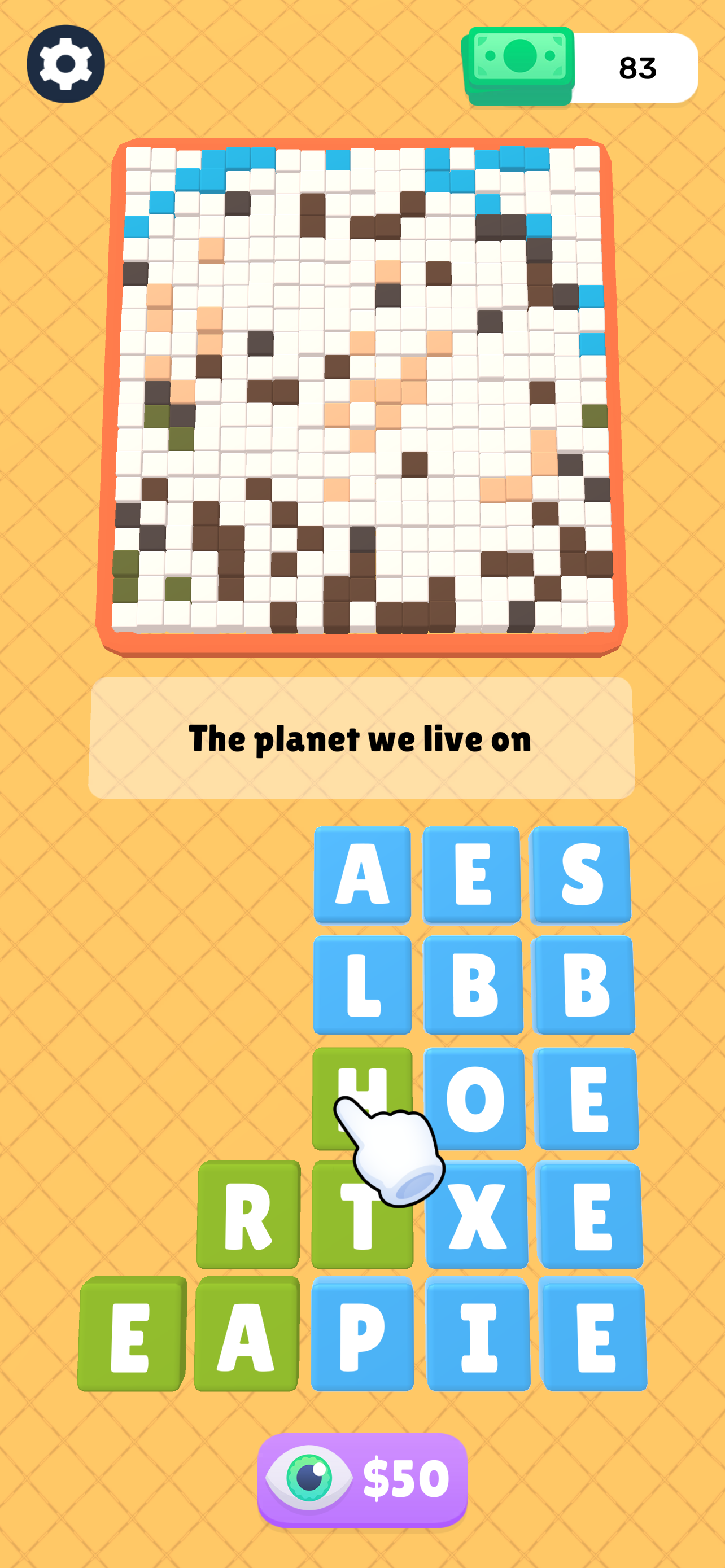 Word Miner! Game Screenshot