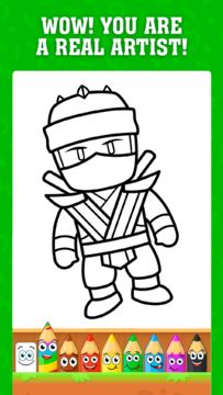 Stumble Guys Coloring Game Game Screenshot