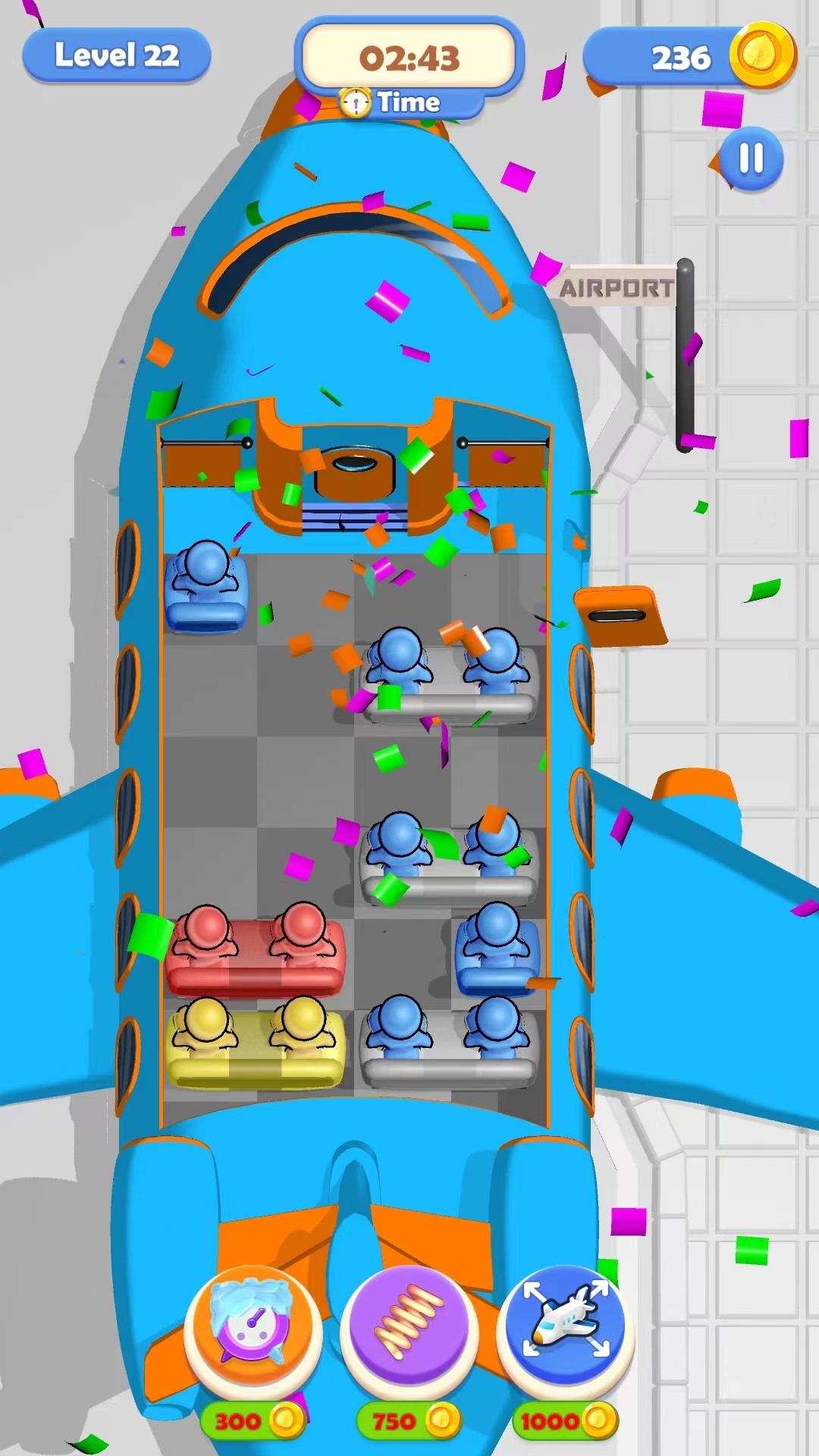 Airplane Jam-Drag Seat Game Screenshot