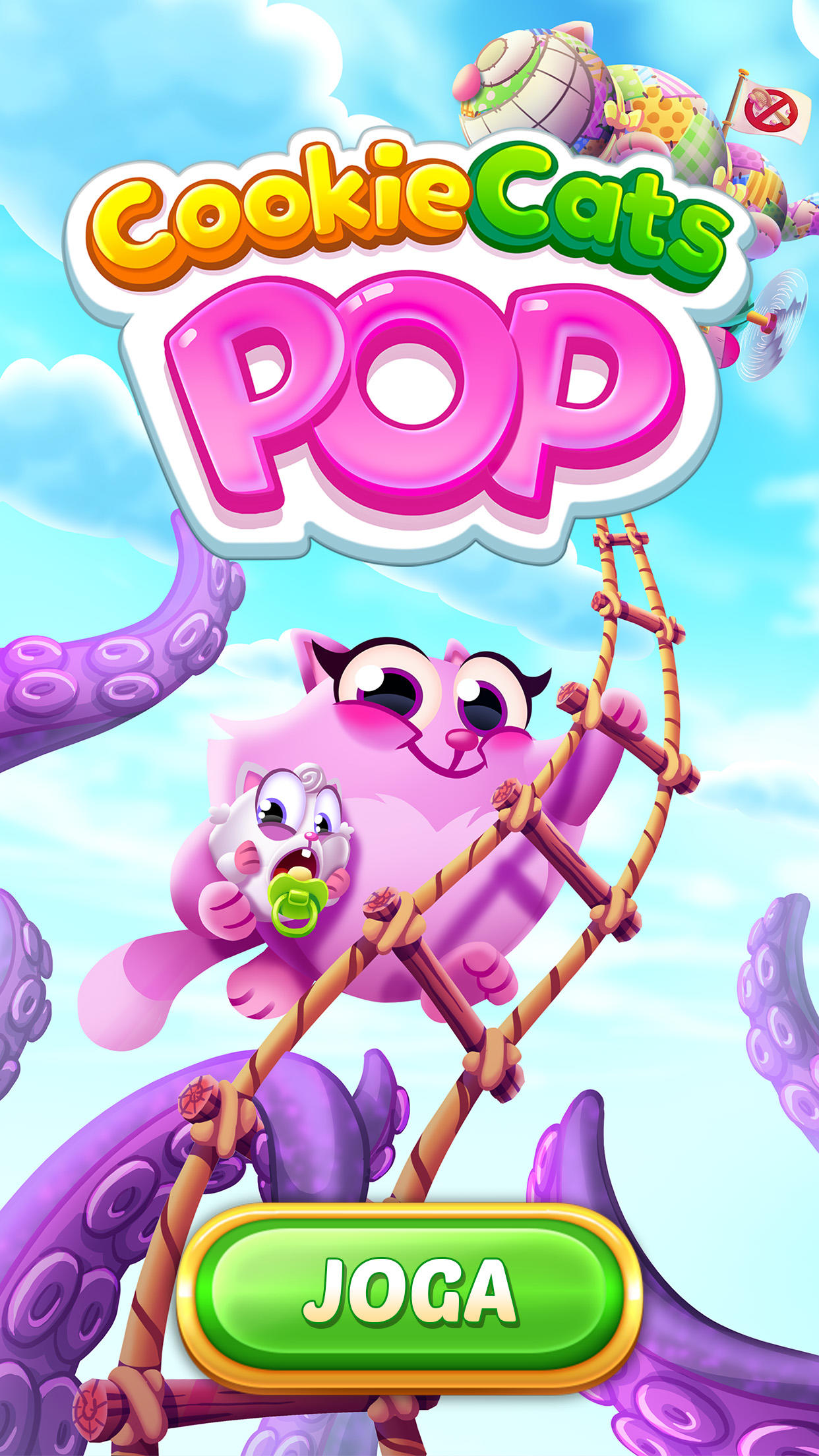 Captura de Tela do Jogo Cookie Cats Pop