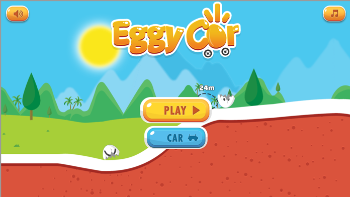 Captura de Tela do Jogo Eggy Car