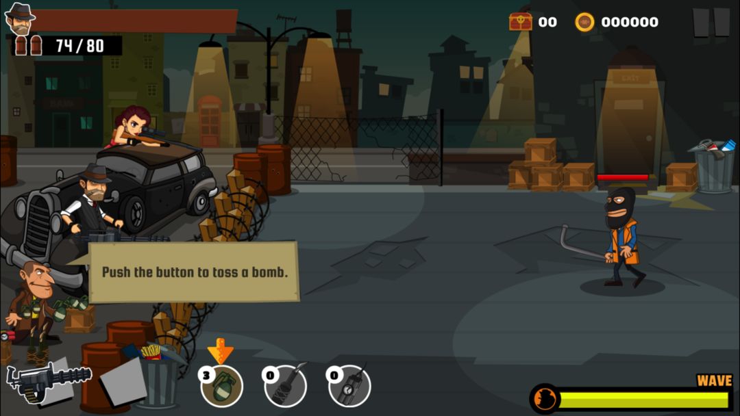 Gangster Wars : Defense screenshot game