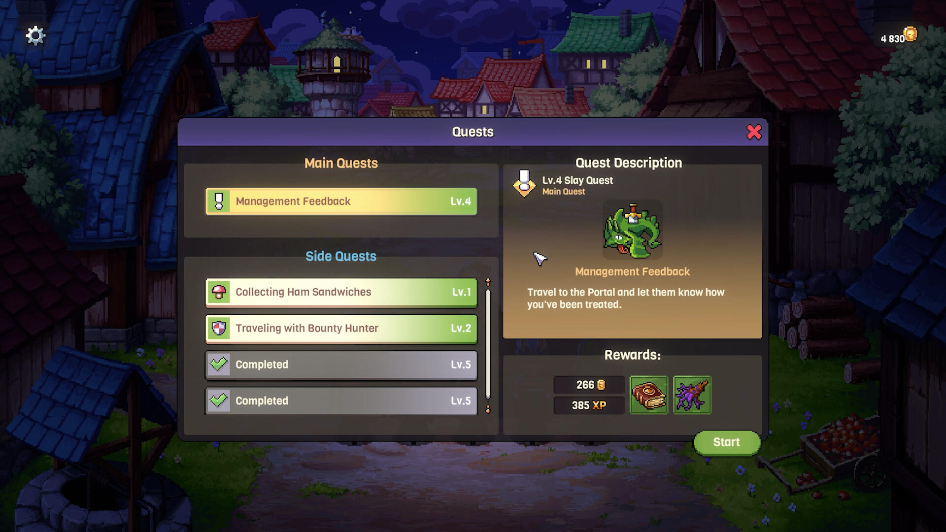 Knights of Pen and Paper 3 Game Screenshot