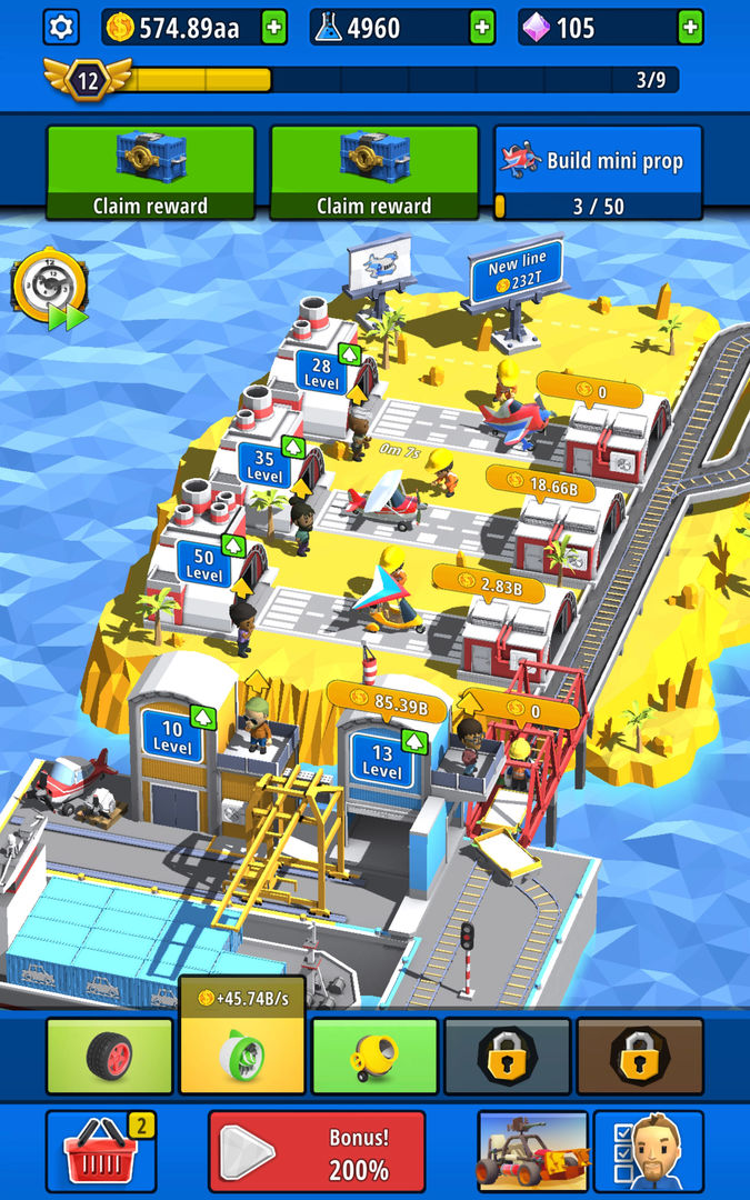 Screenshot of Idle Inventor - Factory Tycoon