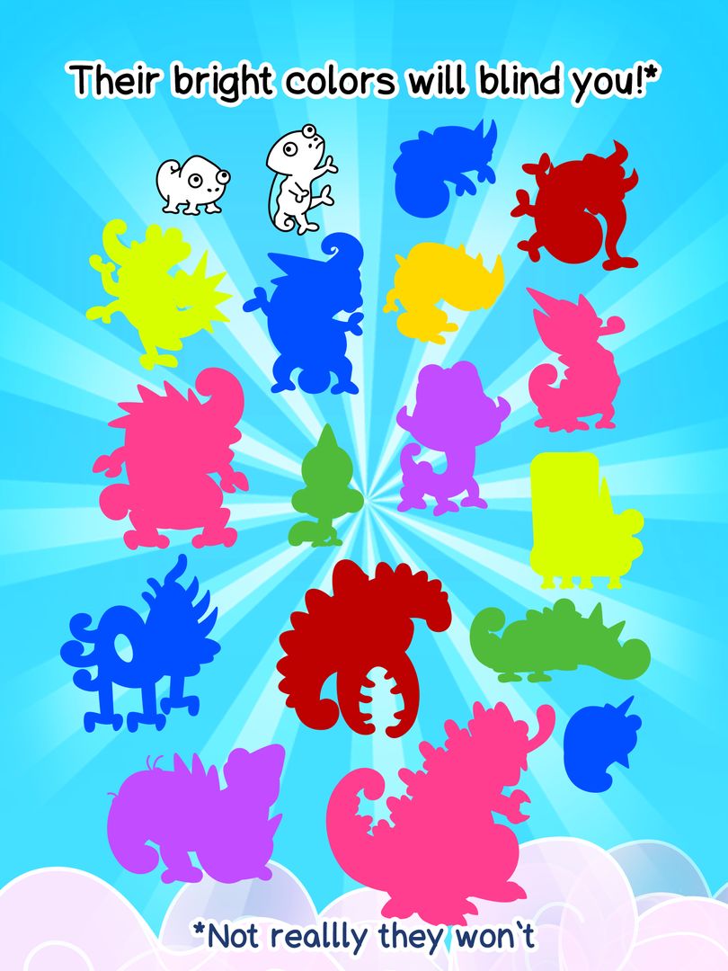 Chameleon Evolution - Colorful Mutant Lizards 게임 스크린 샷