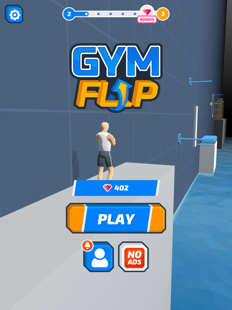 Gym Flip 게임 스크린 샷