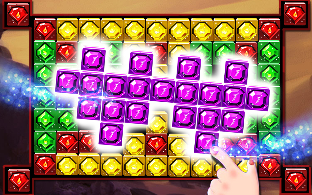 Jewel Cube Blast Game Screenshot