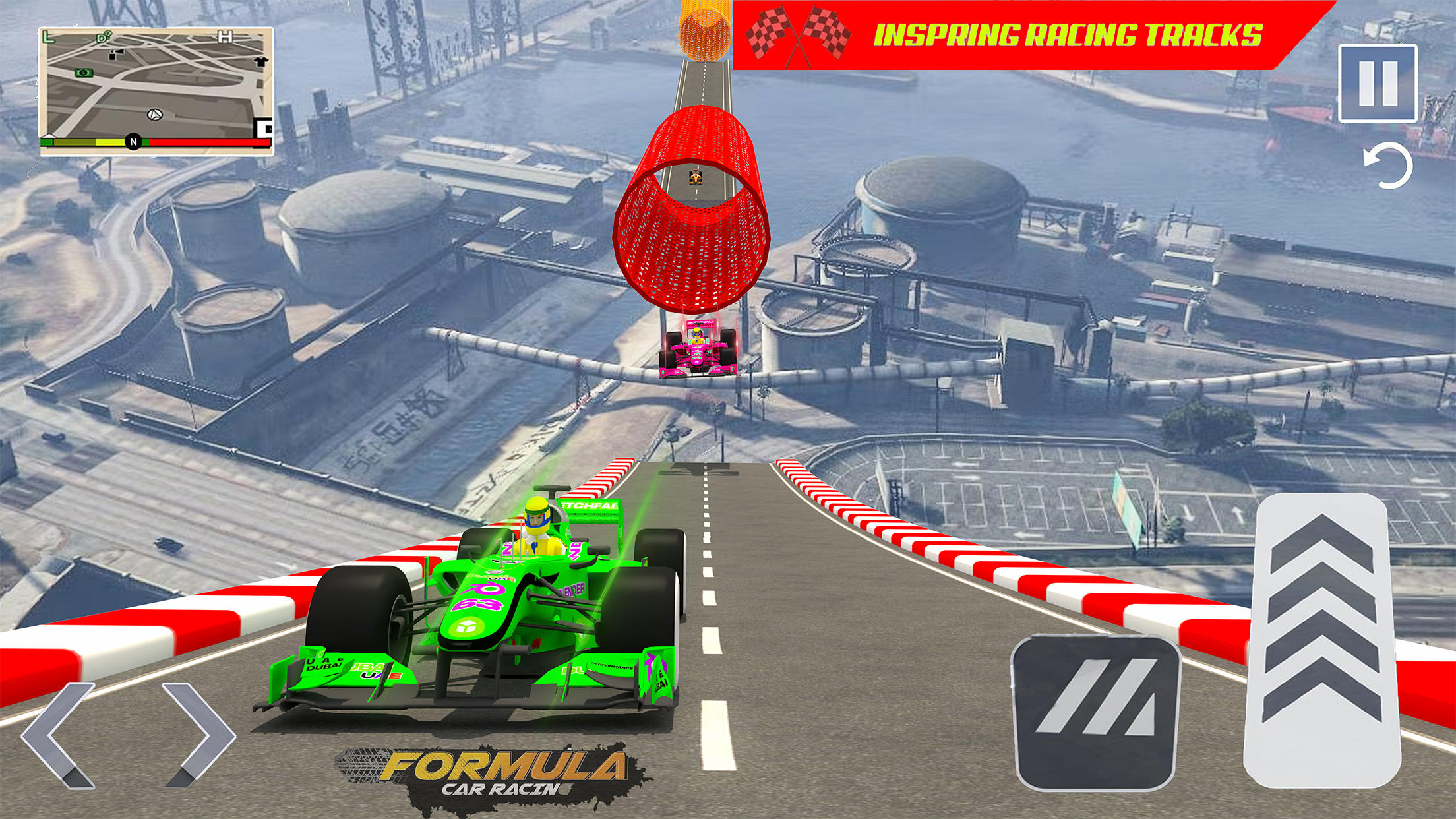 High Speed Formula Car Racing Game Screenshot