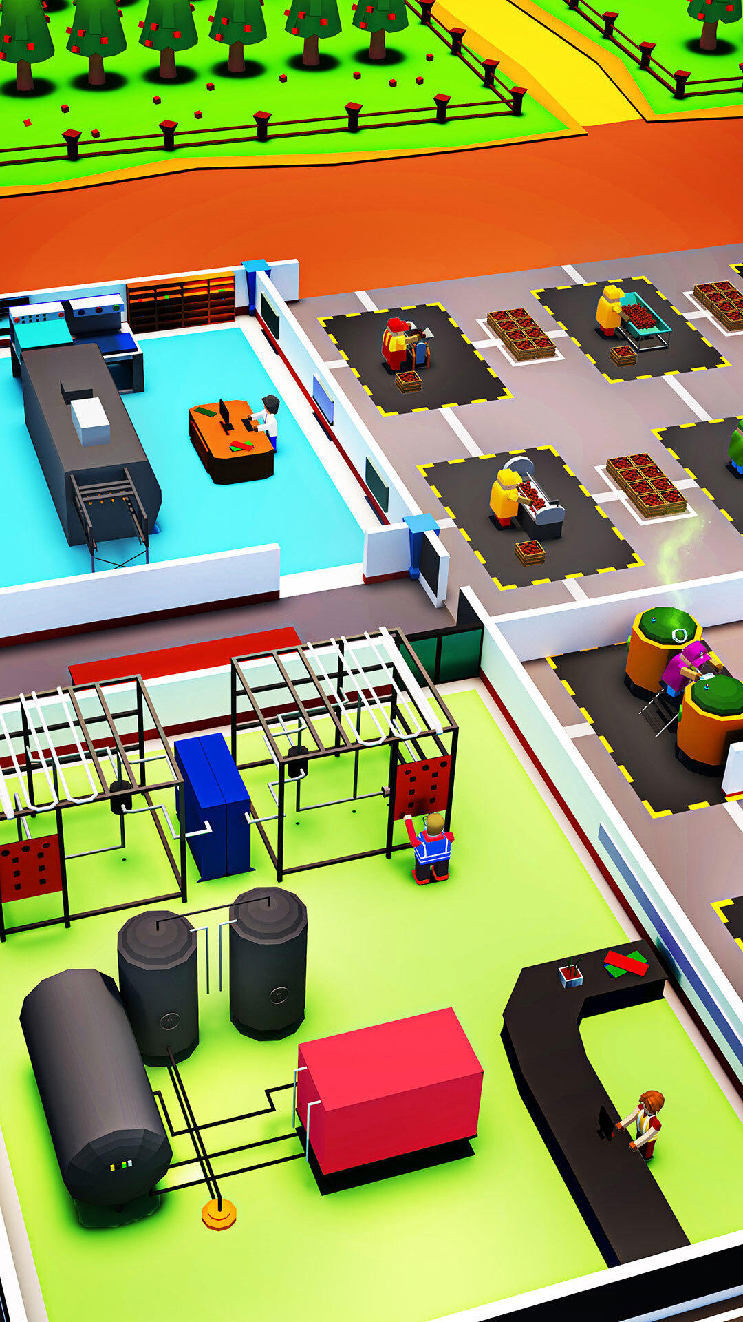 Screenshot of Fruit Factory Idle Tycoon Game