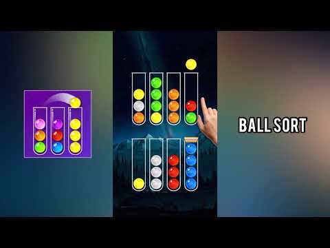  ภาพหน้าจอของวิดีโอ Ball Sort - Color Sorting Game