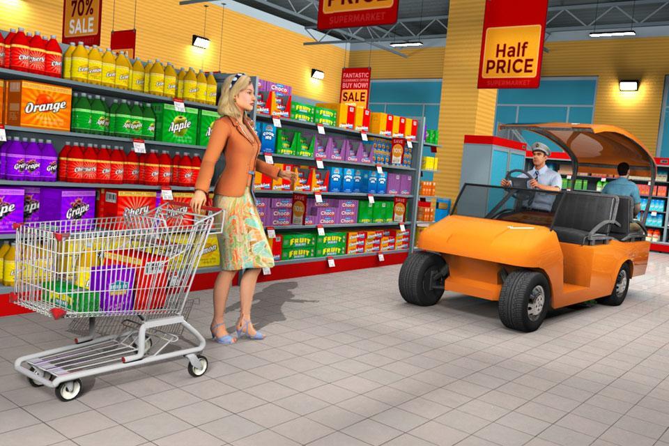 Screenshot 1 of Taksi simulator mobil - game shopping mall mal 1.1.9