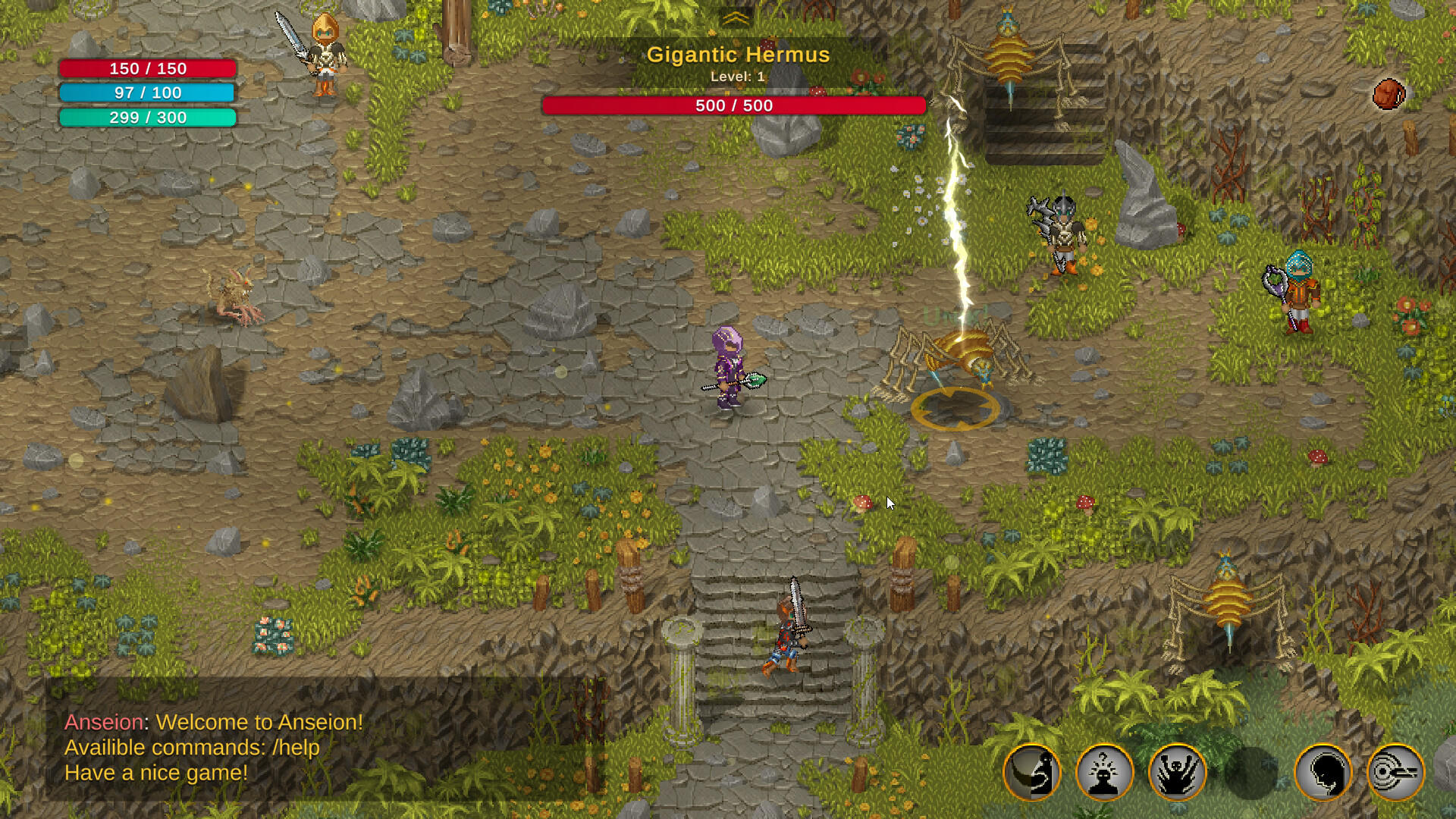 Screenshot of Anseion - Fantasy MMORPG