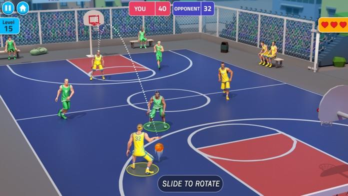 Скриншот игры Dunk Hit: Basketballspiele