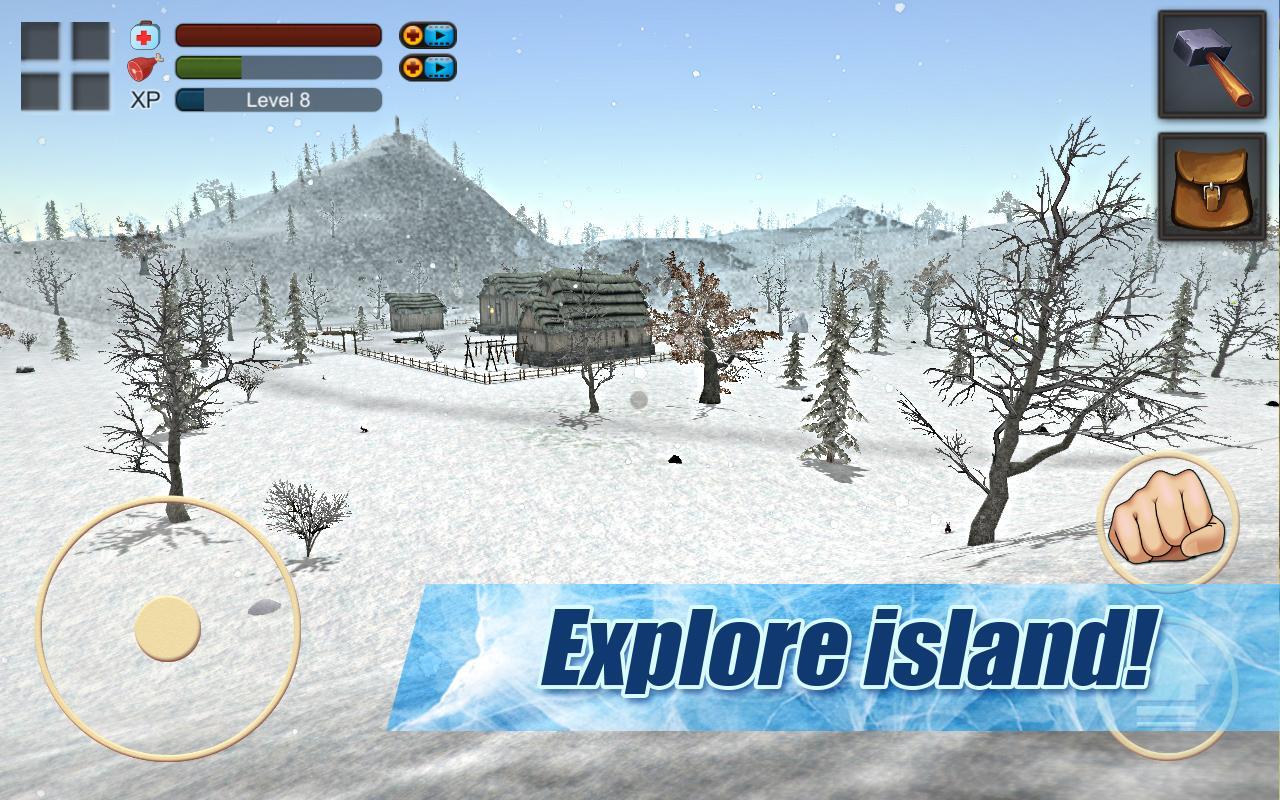 Screenshot 1 of Игра на выживание Зимний остров 