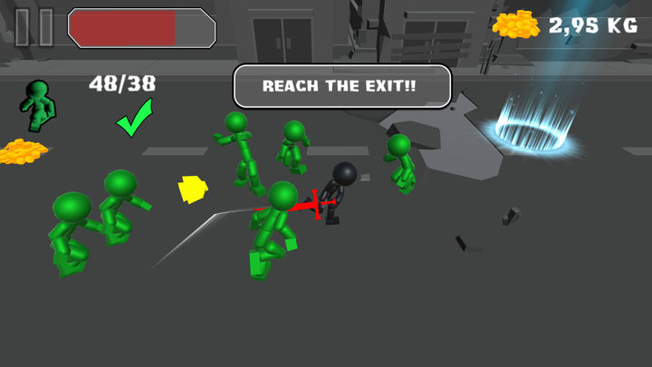 Screenshot 1 of Stickman Killing Zombie 