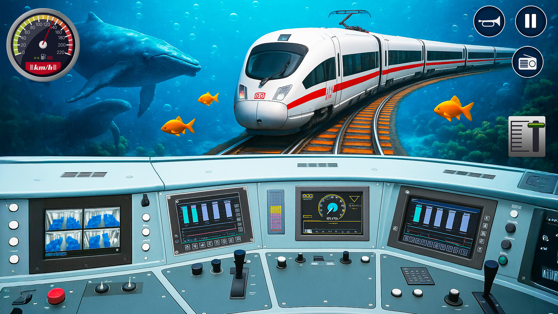 Captura de Tela do Jogo Estação Submarina 3D