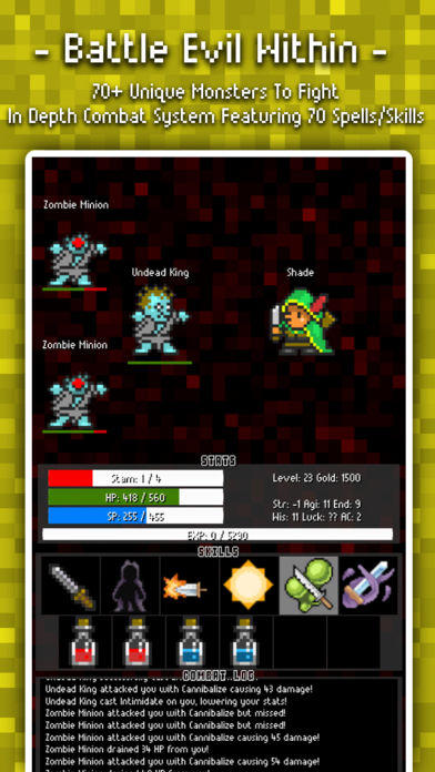 Adventure To Fate : A Quest To The Core JRPG ゲームのスクリーンショット