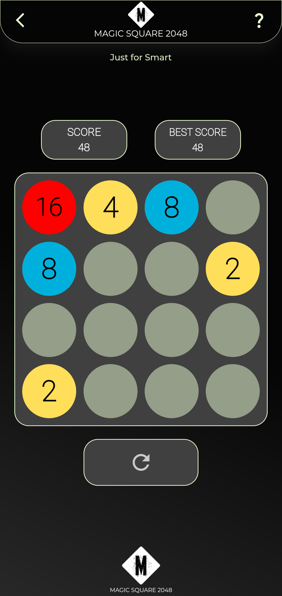Magic 2048: Brain Puzzle Game Screenshot