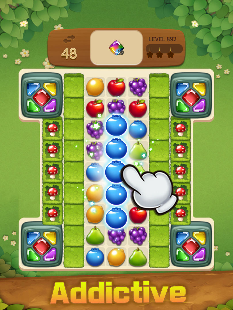 水果魔法：甜蜜拼图匹配 screenshot game