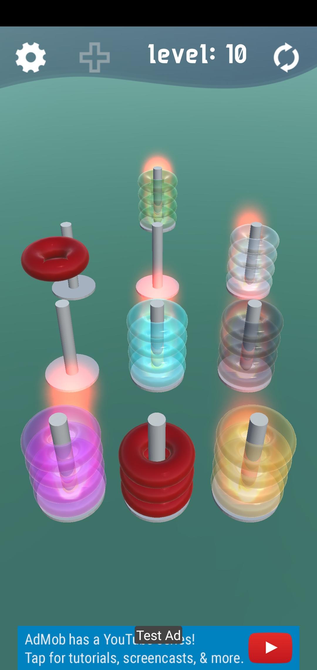 3D Colors Sort screenshot game