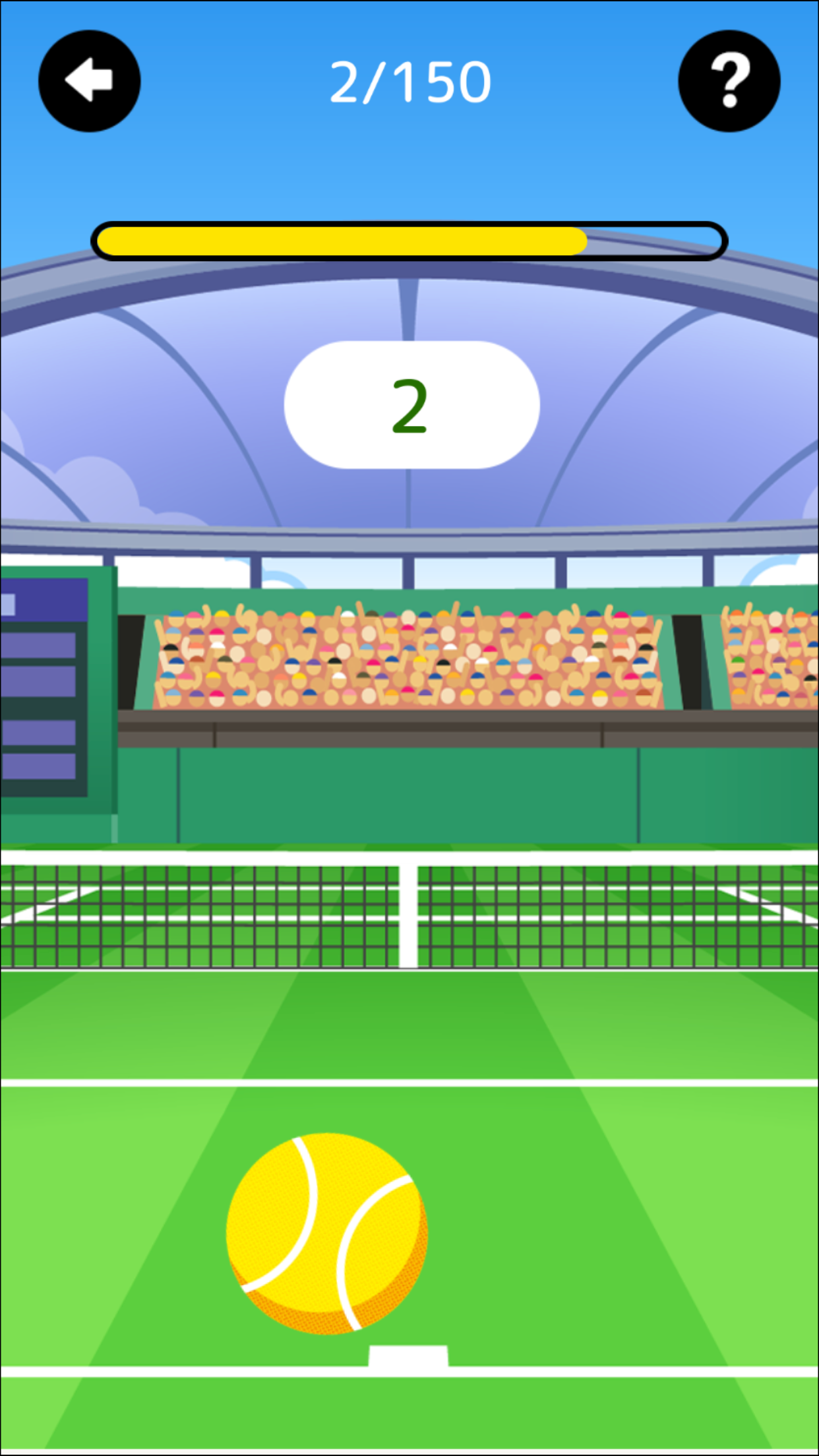 Screenshot of スマッシュヒットテニス