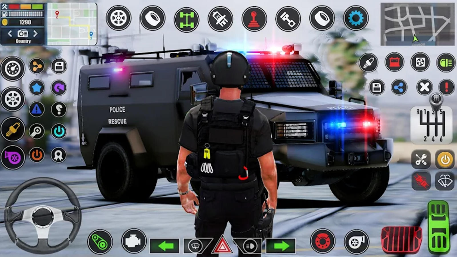 Captura de Tela do Jogo Police Crime Simulator Game