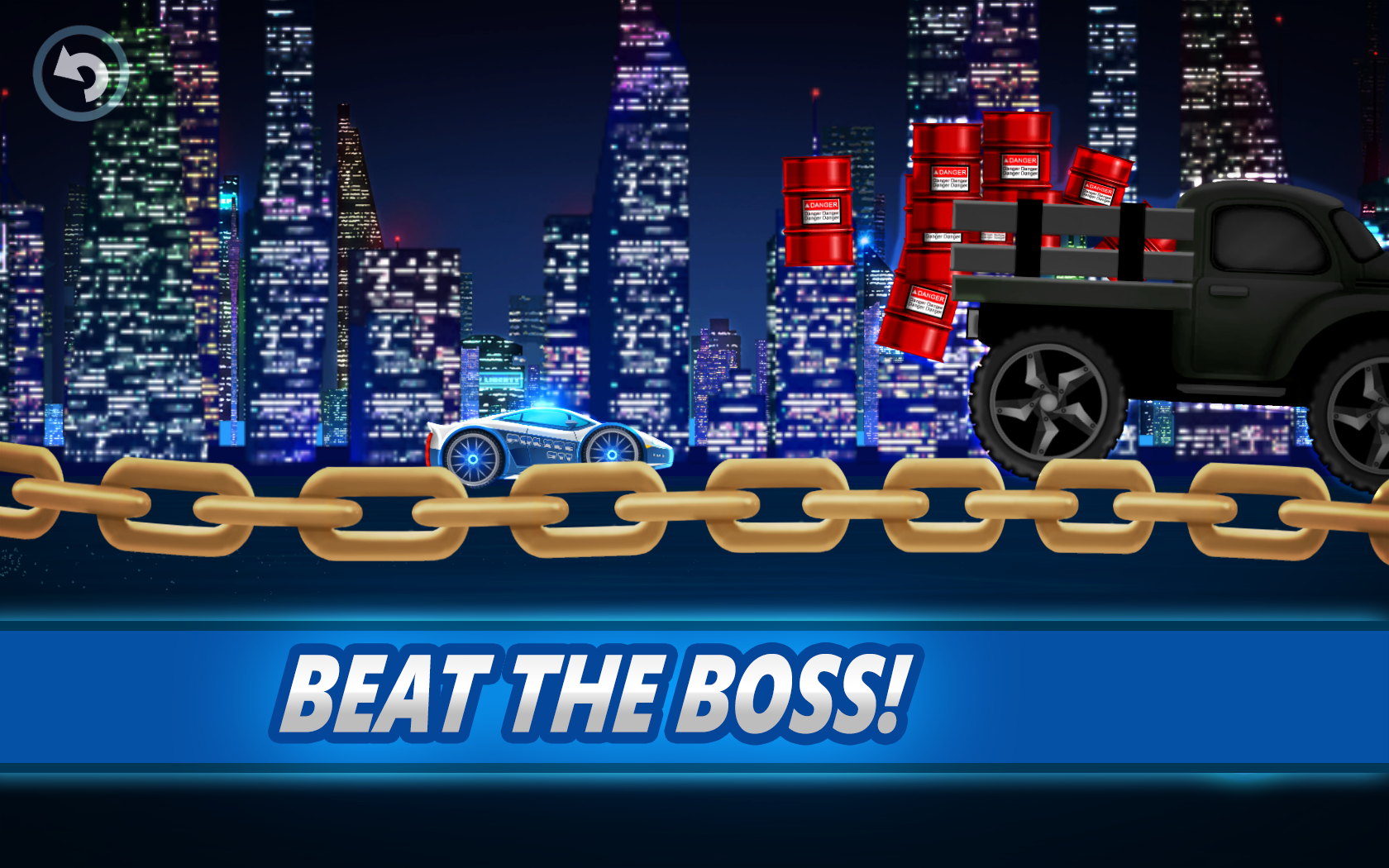 Police car racing for kids Game Screenshot