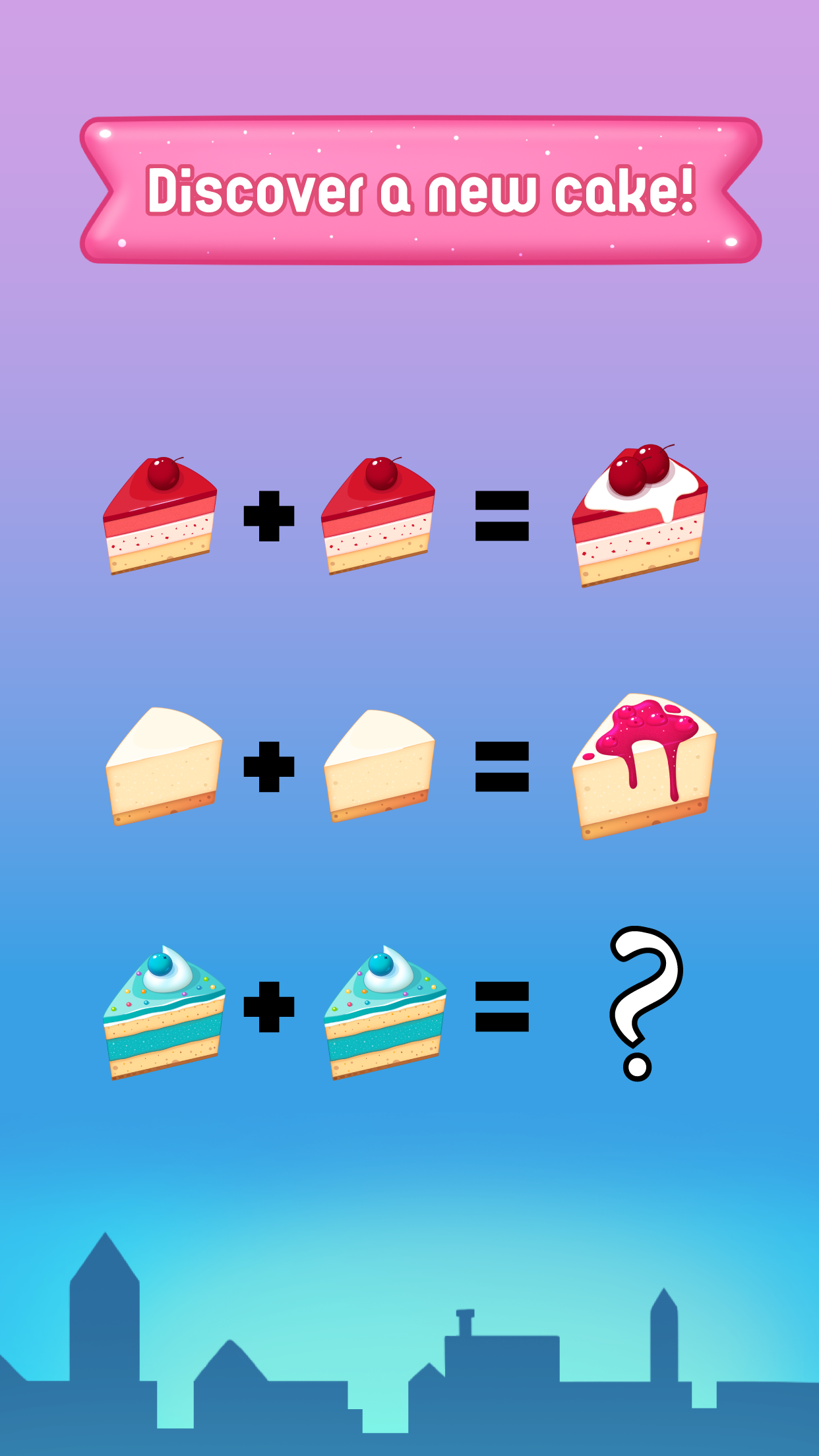 Captura de Tela do Jogo Merge Cakes