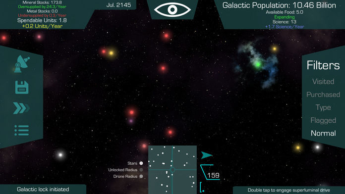 Superluminal - A Universe Sandbox screenshot game