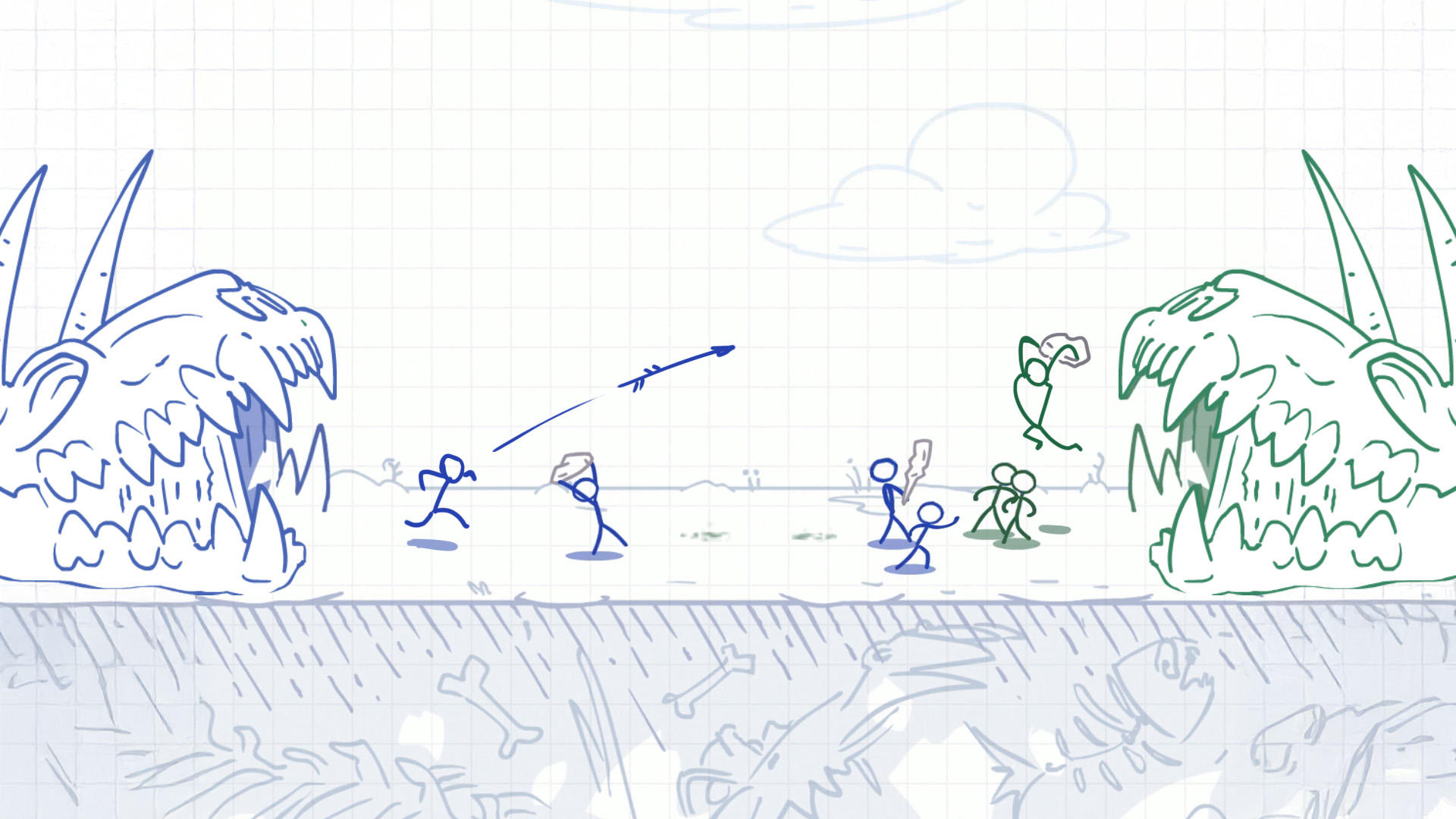 Скриншот игры Evolve or Die: Warrior Battle