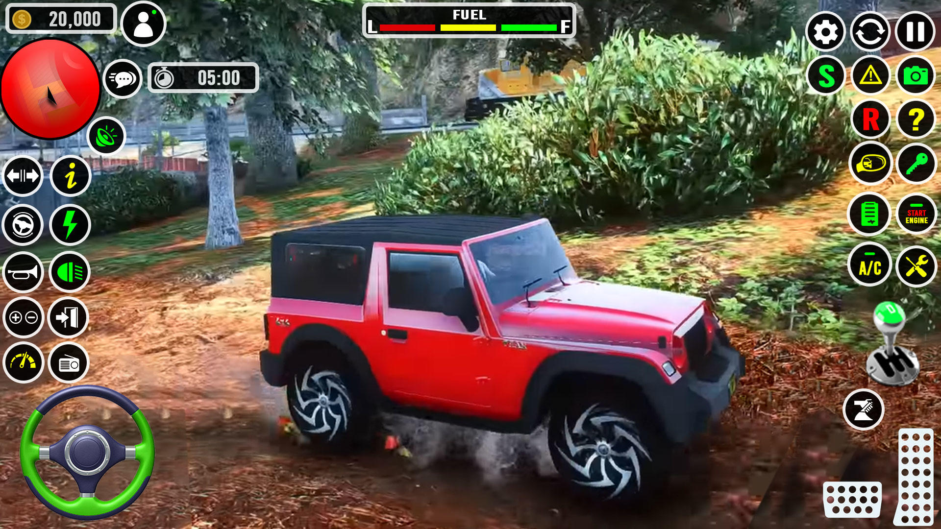 Jeep Game Driving Simulator 게임 스크린 샷