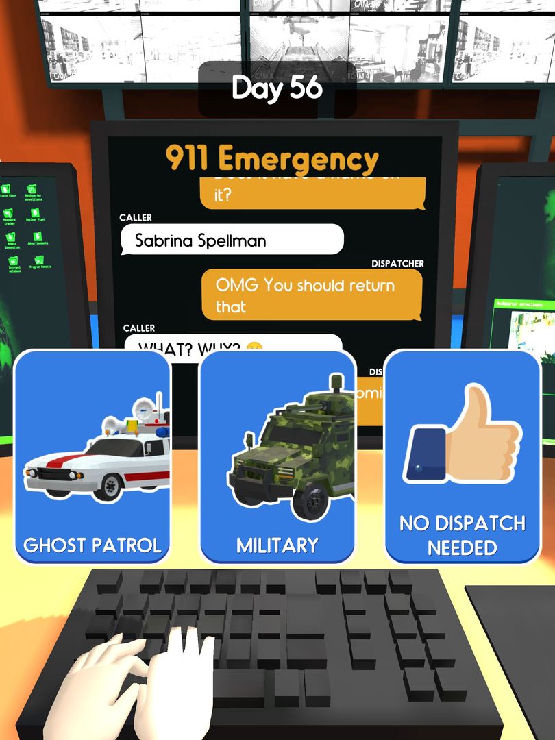 Screenshot of 911 Emergency Dispatcher