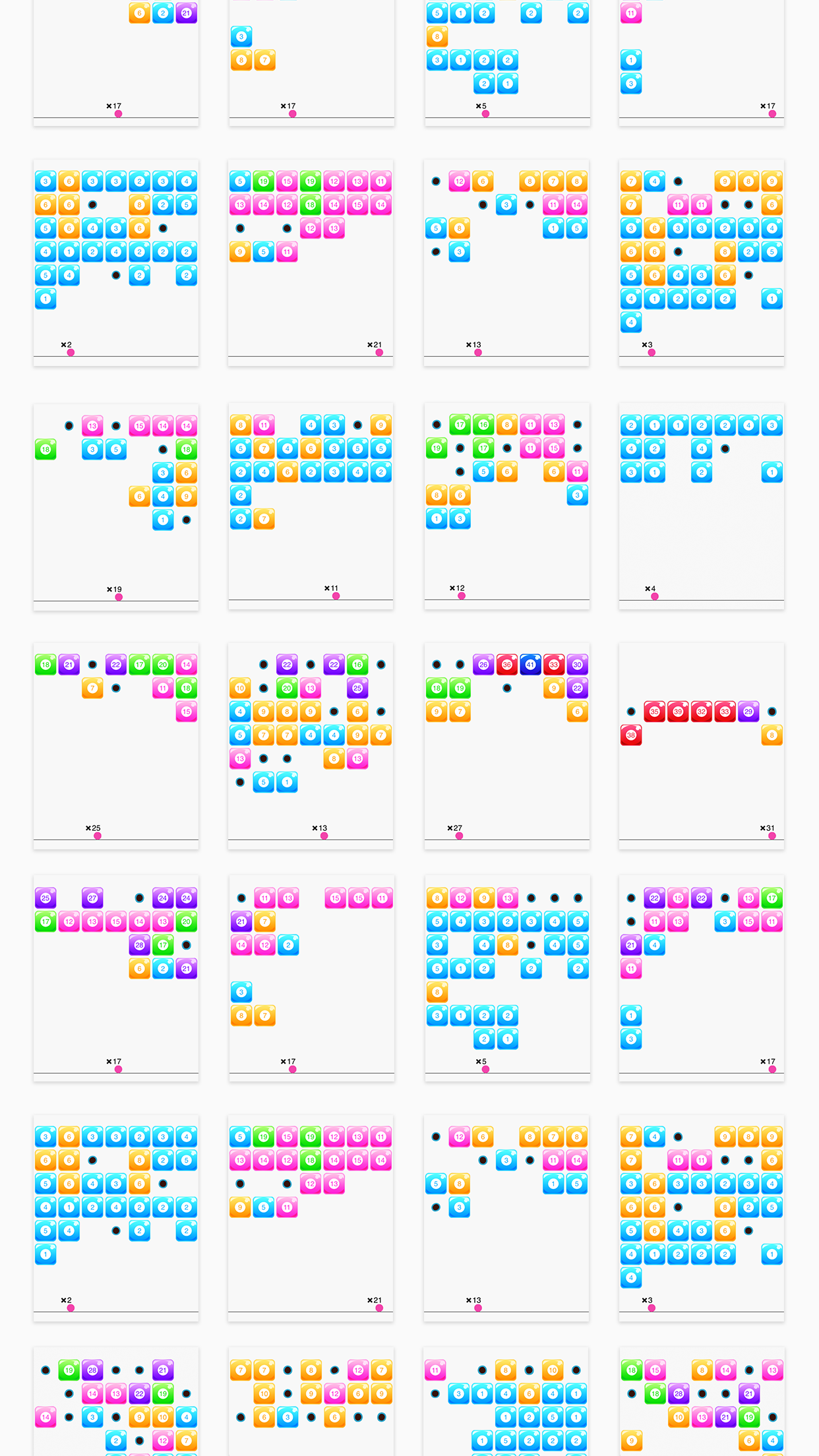大人がハマるブロック崩し ぽんぽん -頭が良くなる脳トレパズル- Game Screenshot