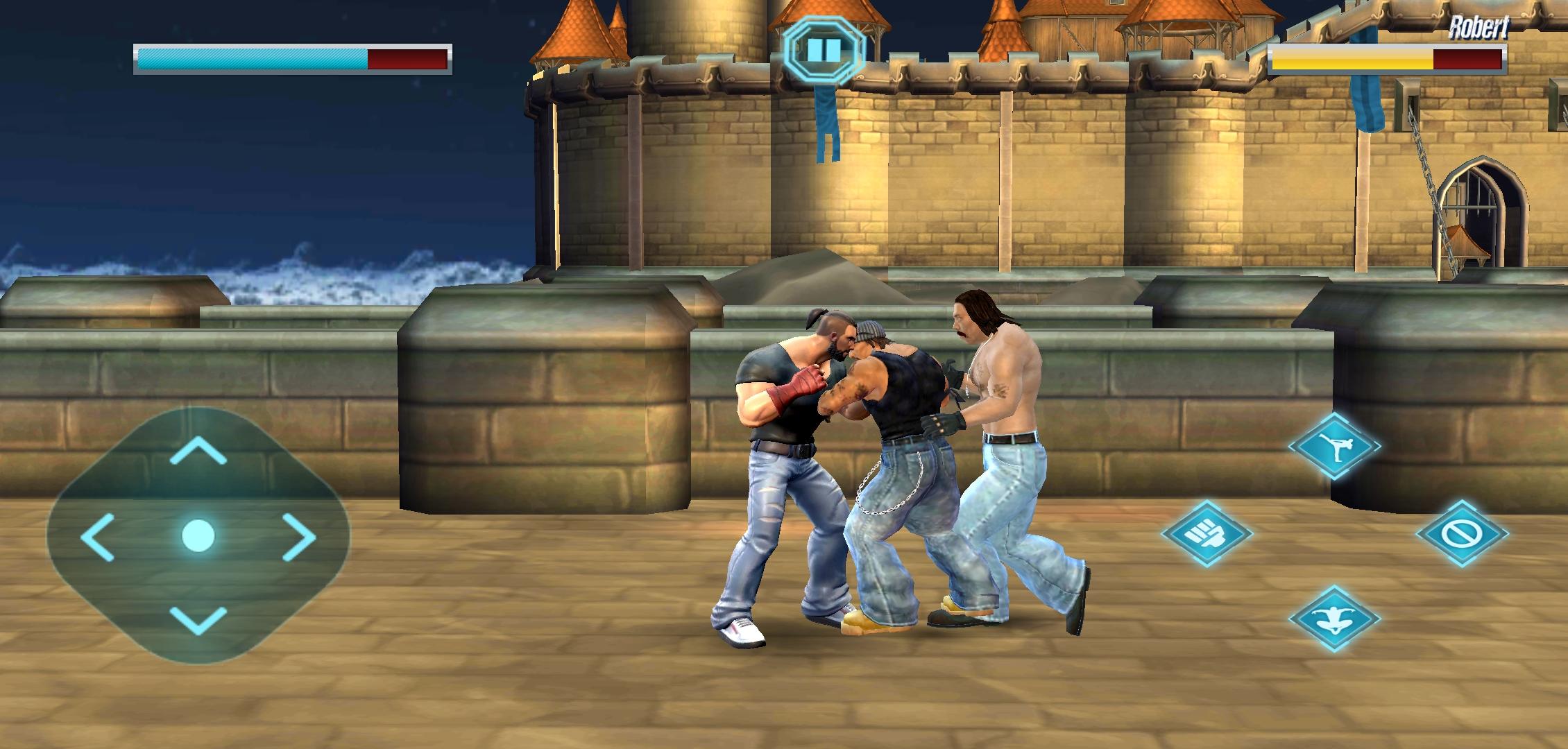 Screenshot of Pain Rain street fighting game