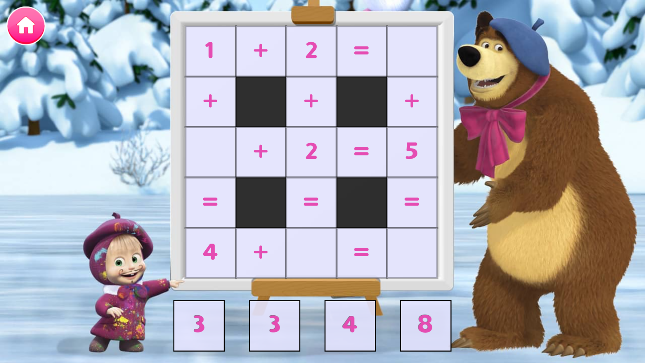 Screenshot of Masha and the Bear Educational