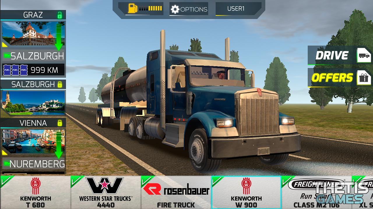 Screenshot 1 of Truck Simulator Europe 2 Free 