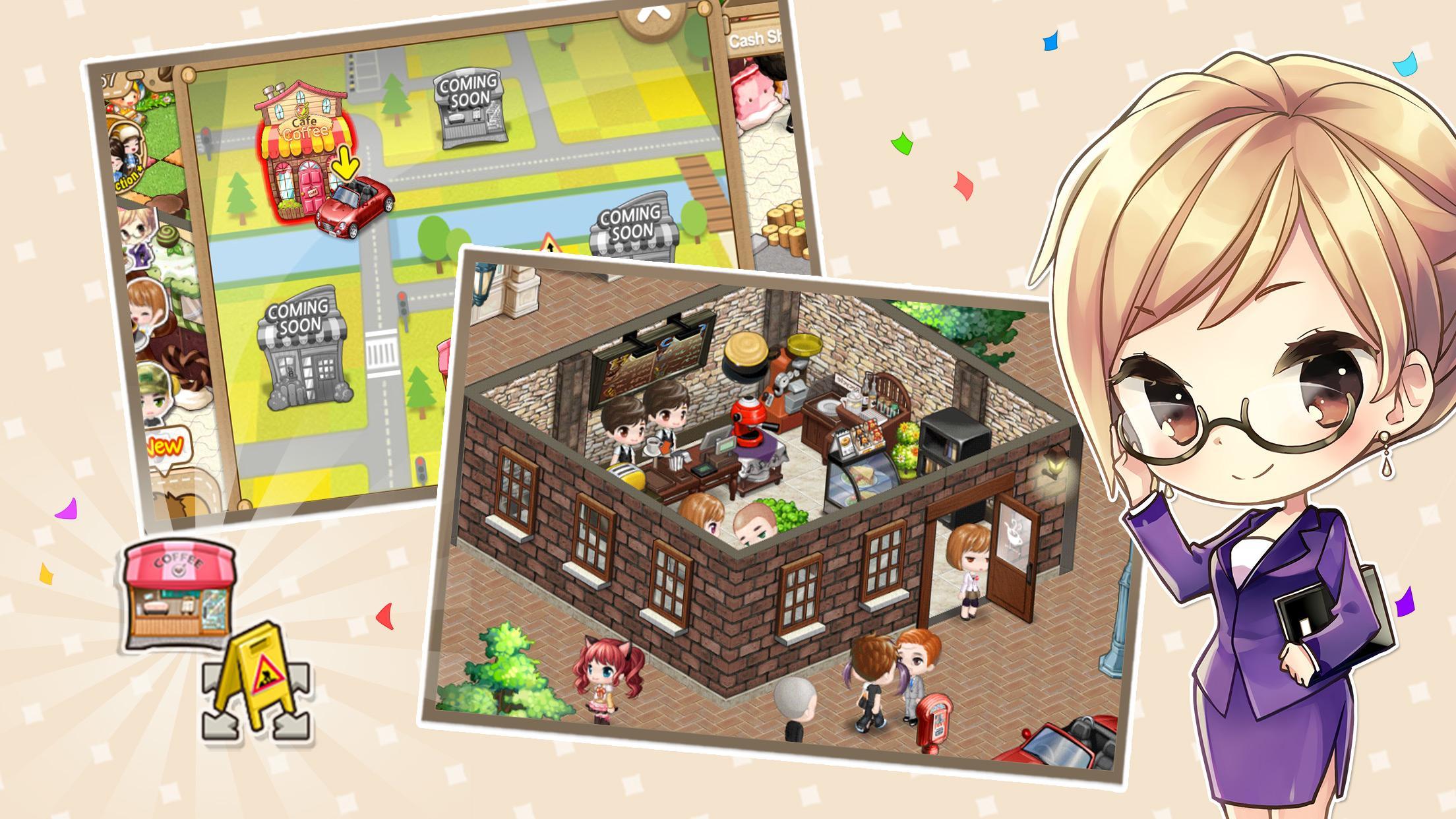 LINE I Love Coffee 게임 스크린샷