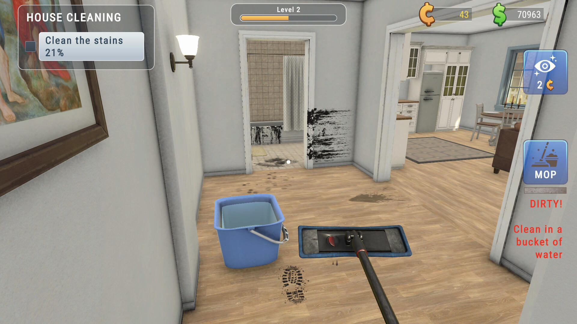 House Cleaner Simulator Game Screenshot