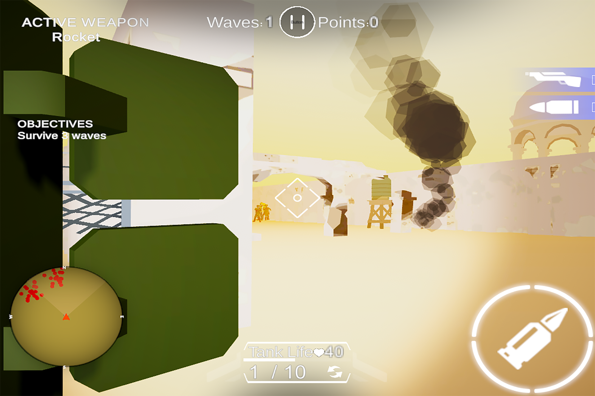 AAA Tank Vs Zombies ภาพหน้าจอเกม