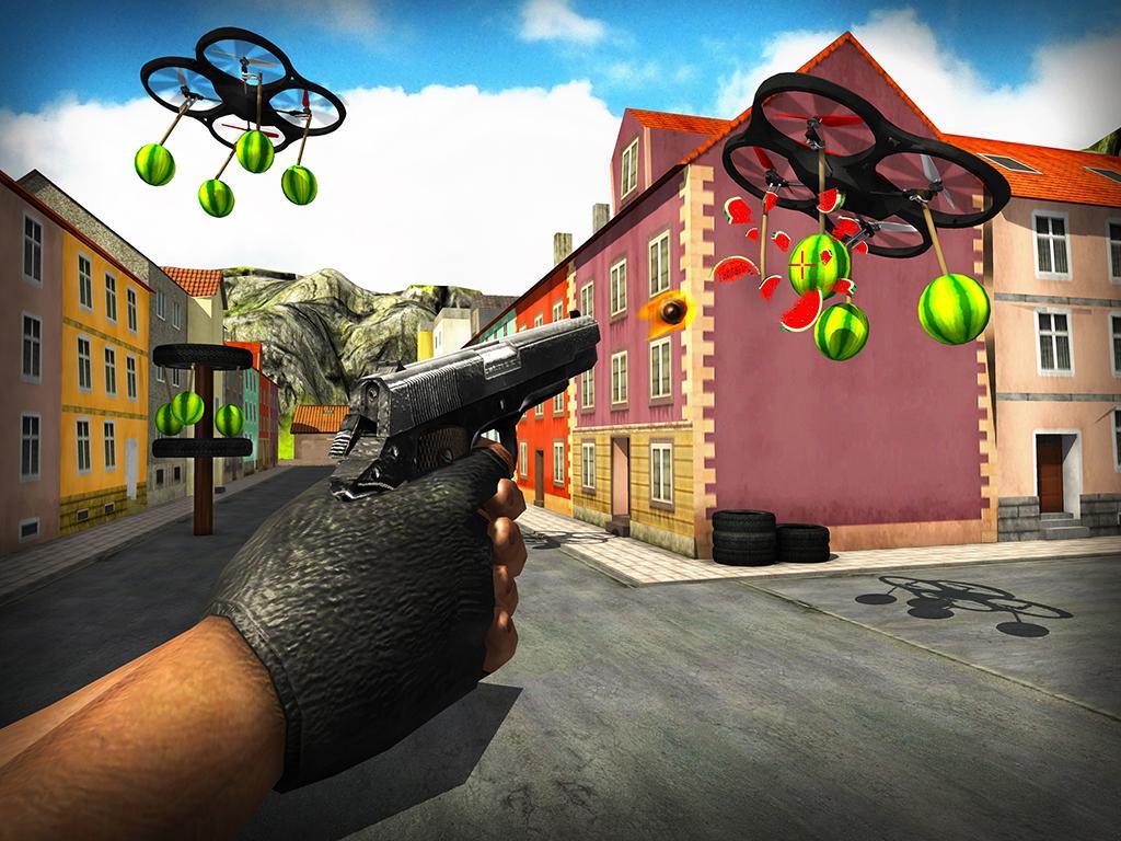 Watermelon shooting game 3D ภาพหน้าจอเกม