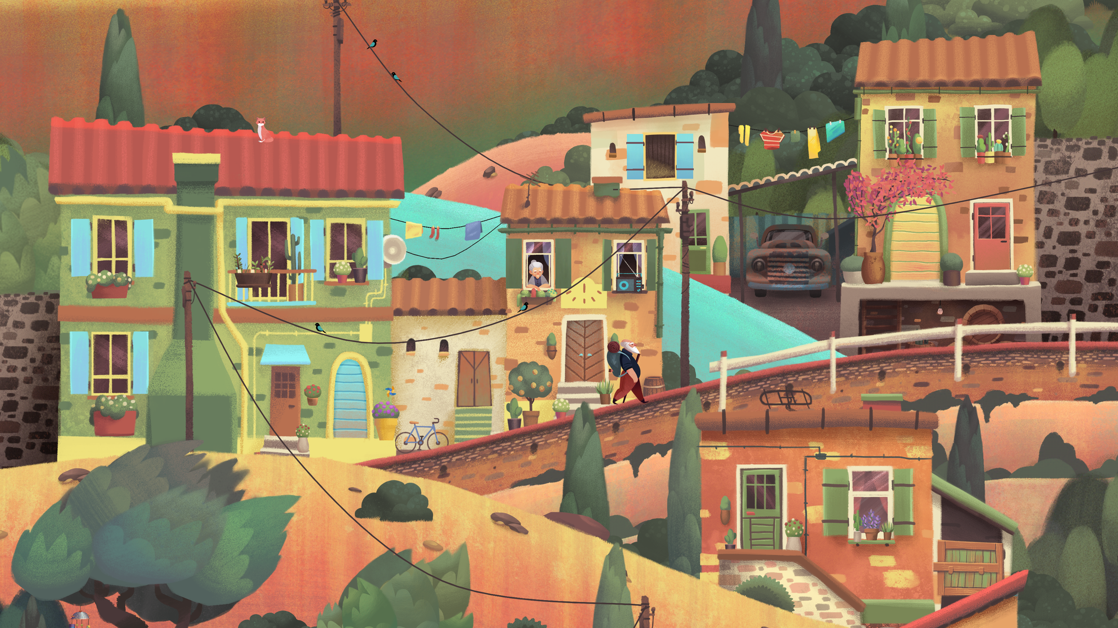 Old Man's Journey Game Screenshot