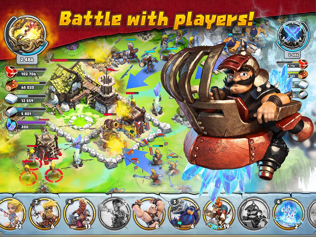 Battle Skylands: Alliances ภาพหน้าจอเกม