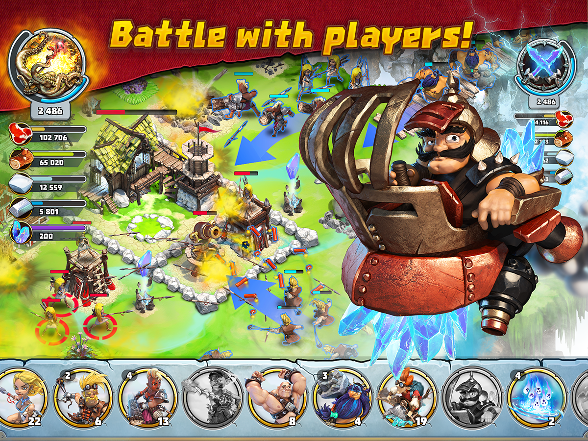 Battle Skylands: Alliances Game Screenshot