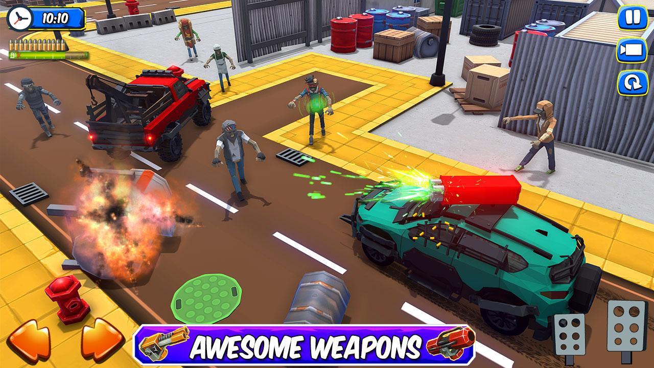 Screenshot 1 of Escuadrón de zombis: Crash Racer 1.1