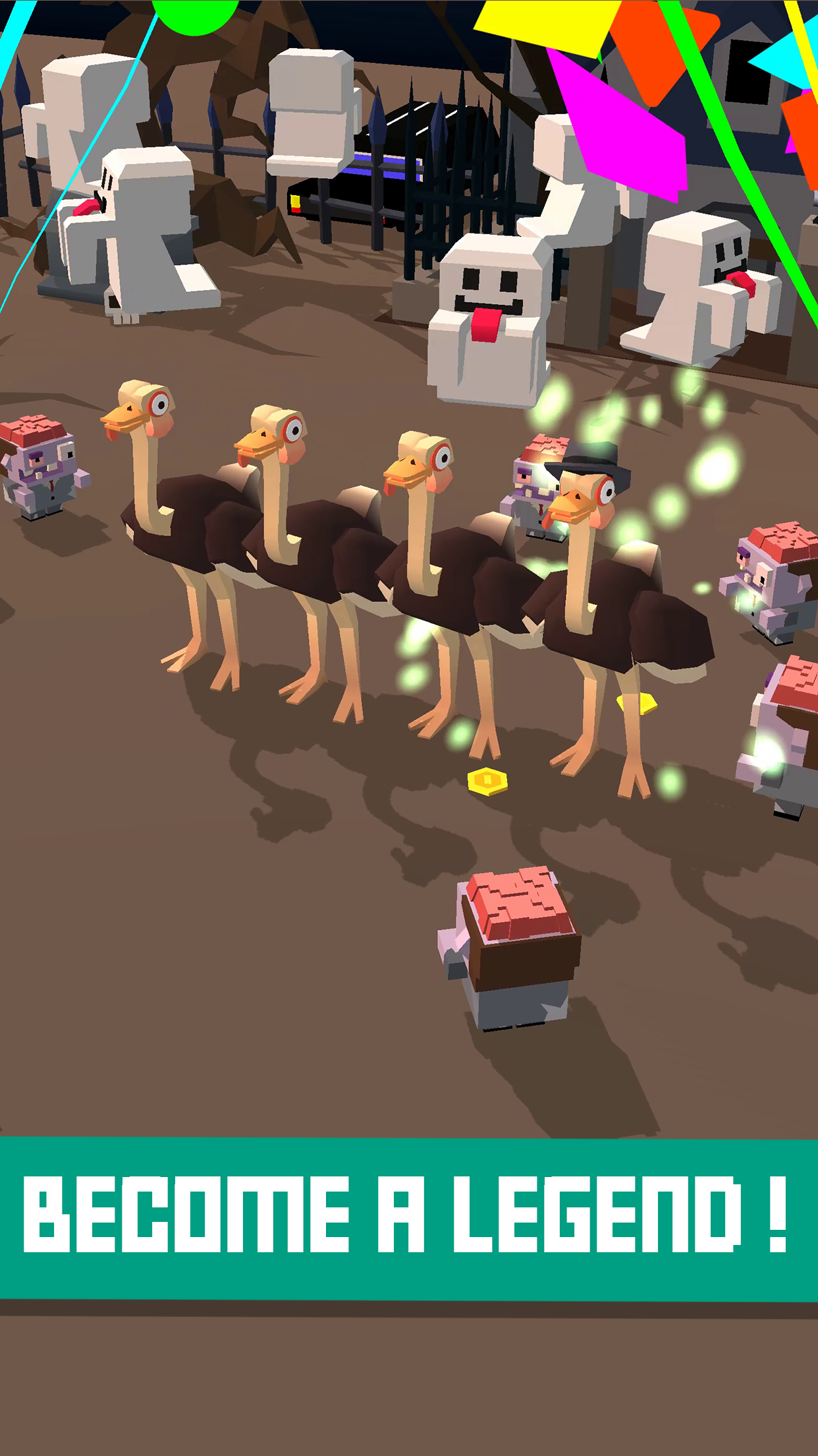 Ostrich Among Us Game Screenshot