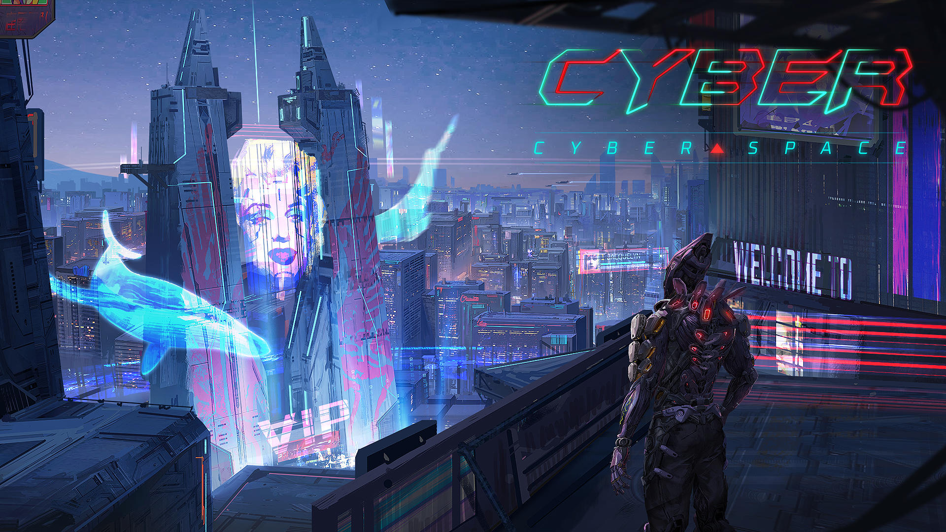 Banner of Cyber ​​Space (Pagsusulit) 