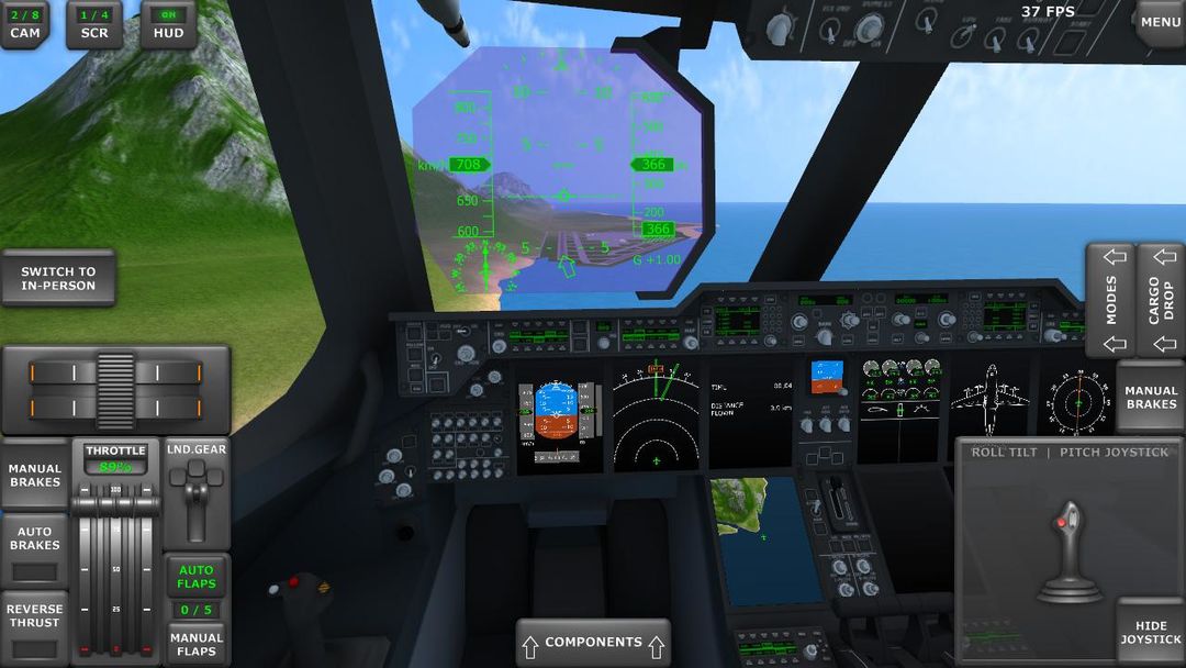 Turboprop Flight Simulator screenshot game