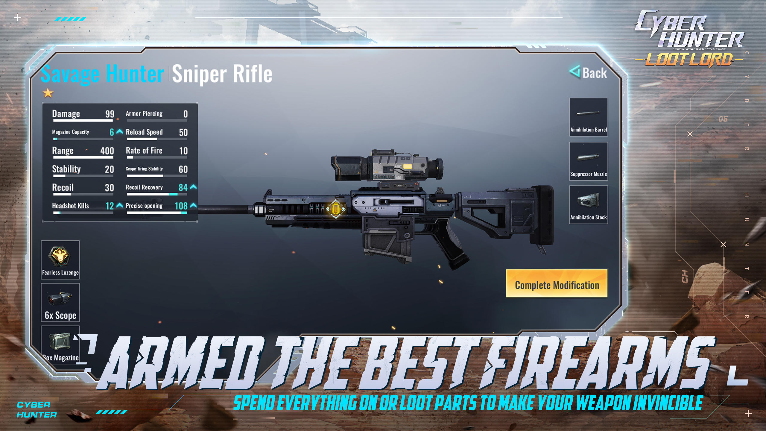 Cyber Hunter Lite Game Screenshot