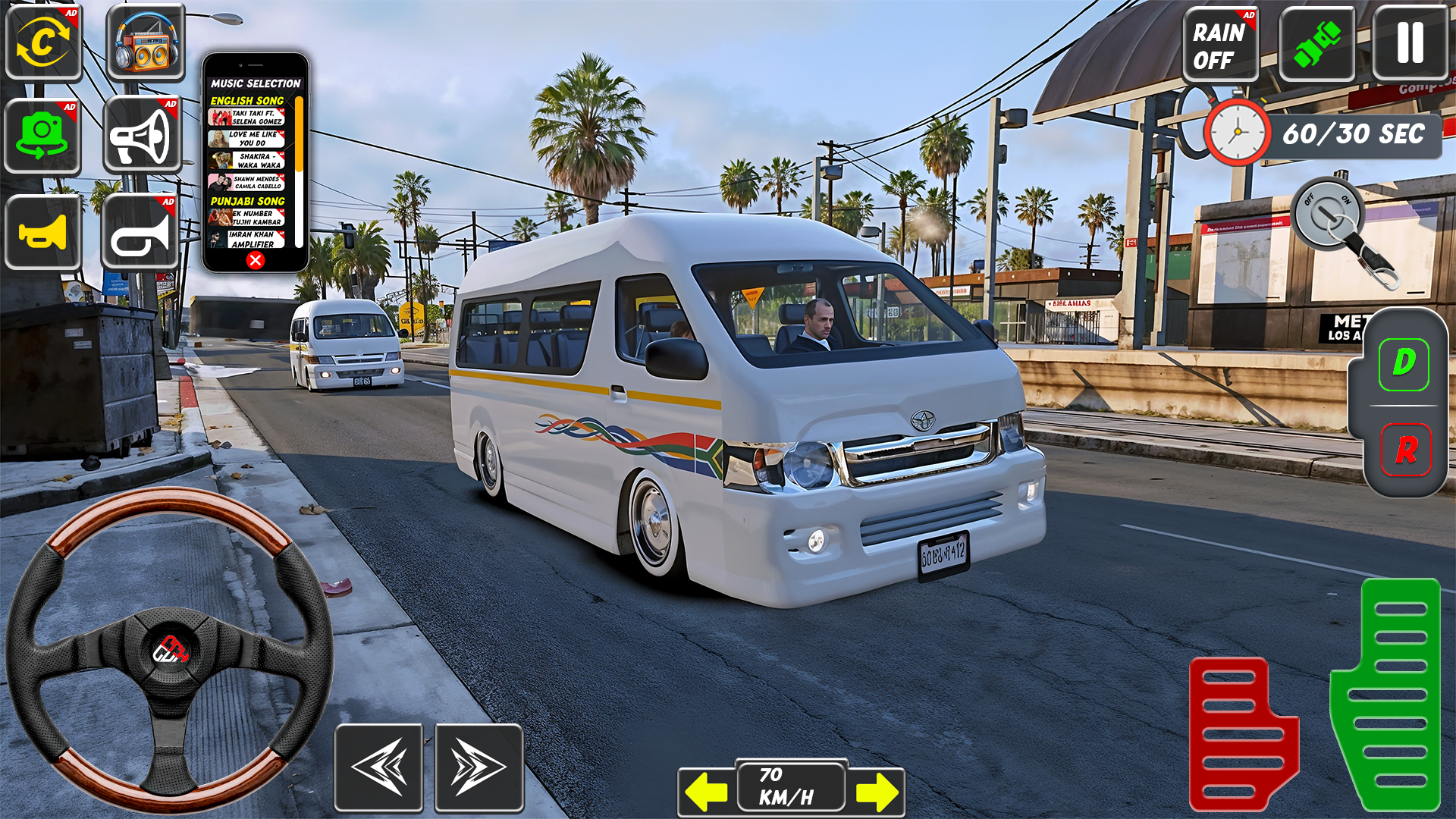 Van Simulator Offroad Game Game Screenshot