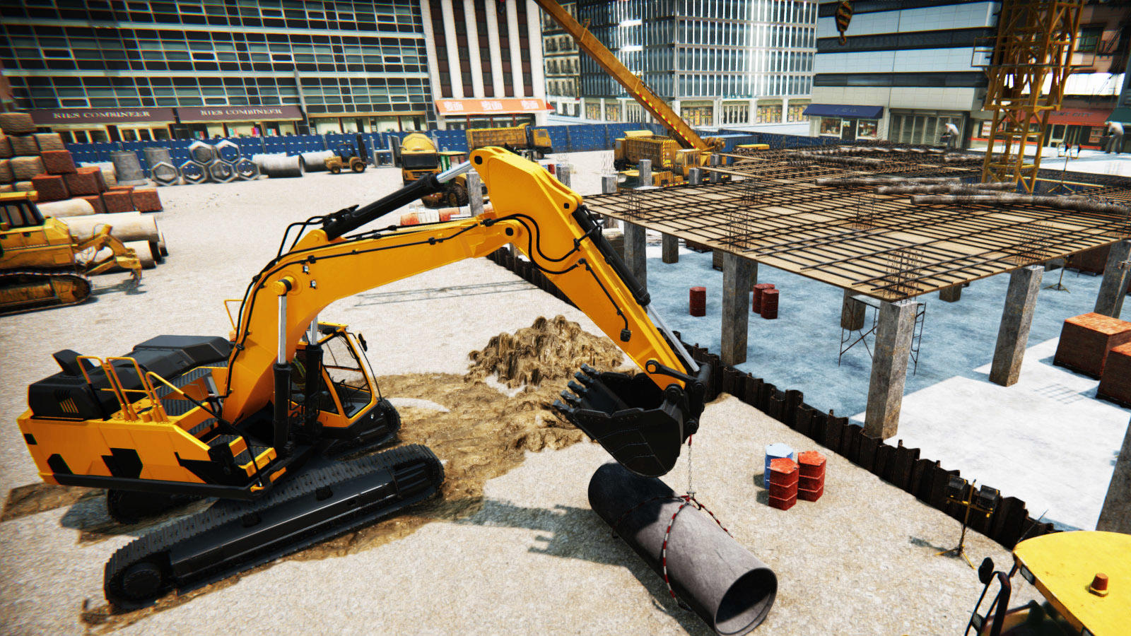 Excavator Simulation Games Game Screenshot